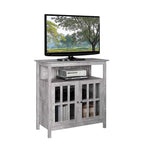 Meuble TV Big Sur Highboy de 40 pouces avec rangements, par Convenience Concepts