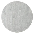 Table d'appoint ronde haute en marbre SAFAVIEH Couture Ghicu - 56 cm L x 53 cm P x 61 cm H - 21Wx21Dx24H