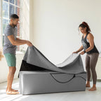 Avana Kami Chaise convertible / Yoga & Massage - Pouf 2 en 1 avec chaise longue de yoga escamotable, Microvelours - N/A