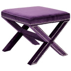 SAFAVIEH Shavonne Ottoman banc en X
