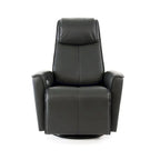 Fauteuil inclinable pivotant en cuir Fjords Urban