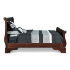 Lit traîneau Rodgers Bordeaux, New Classic Furniture