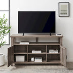 Meuble TV haut Middlebrook 58 po à porte rainurée