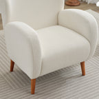 Fauteuil club capitonné moderne avec accoudoirs, canapé simple