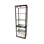 Vitrine rectangulaire contemporaine en verre noir