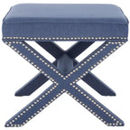SAFAVIEH Shavonne Ottoman banc en X