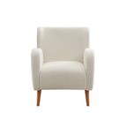 Fauteuil club capitonné moderne avec accoudoirs, canapé simple