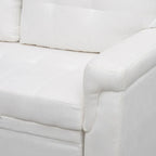 Canapé d'angle réversible avec lit gigogne, méridienne de rangement, pieds durables,