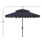 Parasol double-toit d'extérieur Kjerstin Valance 2,74 m