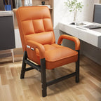 Chaise de bureau moderne à 4 pieds, rembourrée, gris