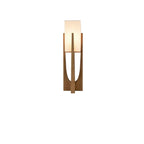 Lampadaires LED en bois vintage avec abat-jour en tissu