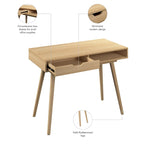 Bush Furniture Nora Bureau d'ordinateur 40W avec rangement