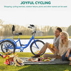 26 Tricycle Adulte 3 Roues 7 Vitesses