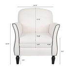 Fauteuils d'appoint modernes pour le salon