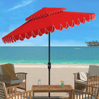 Parasol double-toit d'extérieur Kjerstin Valance 2,74 m