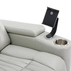 Fauteuil inclinable motorisé de cinéma maison multifonctionnel pivotant à 270°