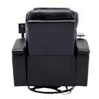 Fauteuil inclinable motorisé de cinéma maison multifonctionnel pivotant à 270°