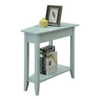 Table d'appoint d'angle American Heritage avec étagère de Convenience Concepts