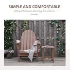 Chaise Adirondack pliante, chaises longues de plage en plastique HDPE toutes saisons pour terrasse et mobilier de jardin