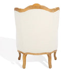 Fauteuil à oreilles Kali Oak en lin naturel - 34Lx34Px40H