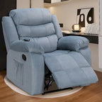 Fauteuil inclinable moelleux avec fonctions massage et chaleur