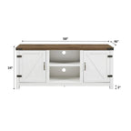 Meuble TV avec porte de grange Middlebrook Firebranch 58 pouces