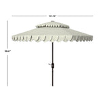 Parasol double-toit d'extérieur Kjerstin Valance 2,74 m
