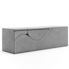 Avana Kami Chaise convertible / Yoga & Massage - Pouf 2 en 1 avec chaise longue de yoga escamotable, Microvelours - N/A
