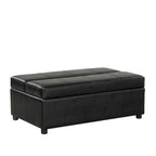 Lit d'appoint pliable ottoman convertible Twin Size avec matelas, canapé-lit rembourré en PU