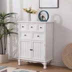 Meuble d'appoint rustique en bois marron pour salon