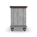 Table d'appoint Plymouth marron en bois par Flexsteel - 16 x 23 x 23