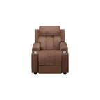 Fauteuil inclinable de luxe pour enfants avec repose-pieds, appuie-tête et 2 porte-gobelets, en microfibre, pour les enfants de 3 ans et plus