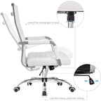 Chaise de bureau Homall nervurée Chaise de bureau d'ordinateur