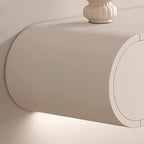 Meuble TV flottant en bois blanc avec rangement pour le salon