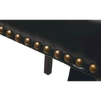 Chaise Parsons Copper Grove Five Bridge Eco en similicuir avec clous